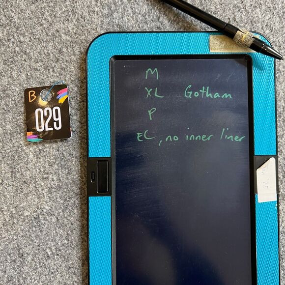 Triumph Jacket Mens XL Gotham Grey Faux-Leather Motorcycle Biker Bomber *READ - Picture 9 of 10